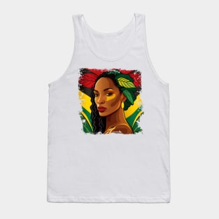 I Am Black History African Woman T-Shirt Tank Top